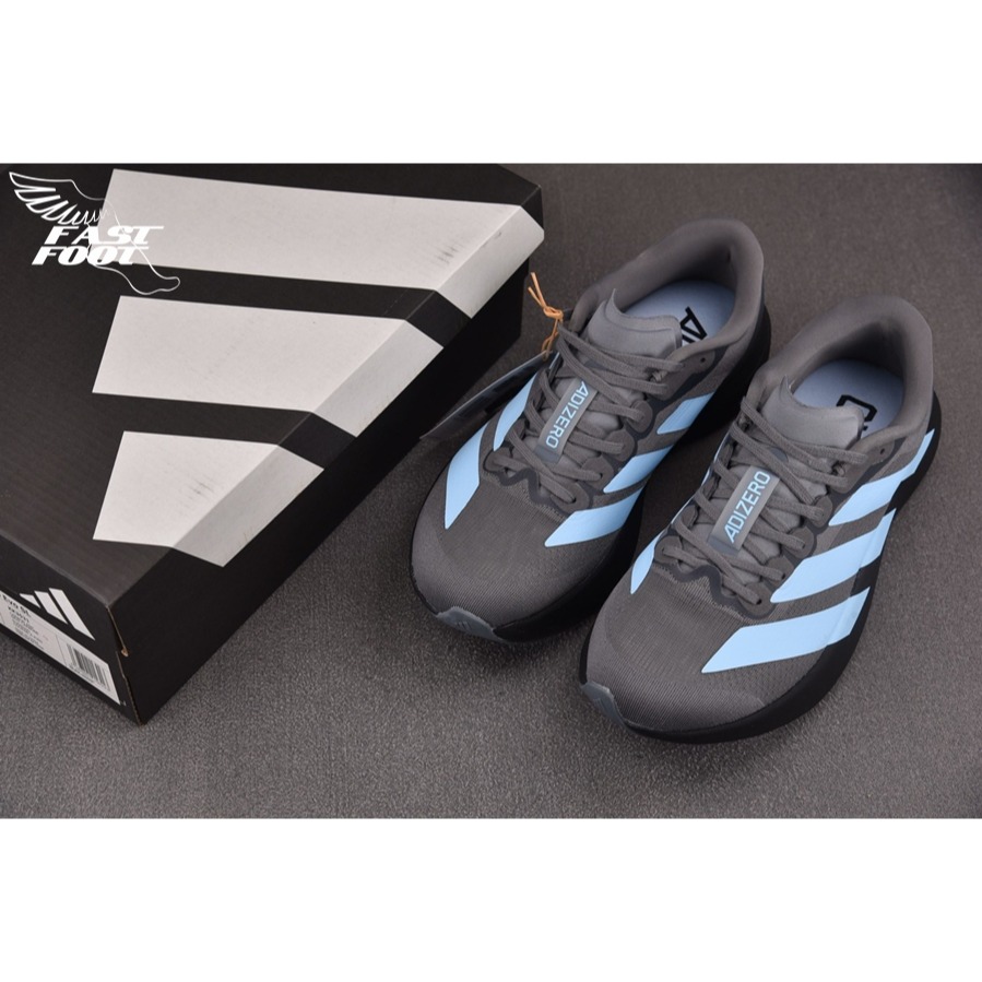 快腳🔎 adidas Adizero Evo SL Grey Glow Blue 灰藍 慢跑鞋 KK3531-細節圖3