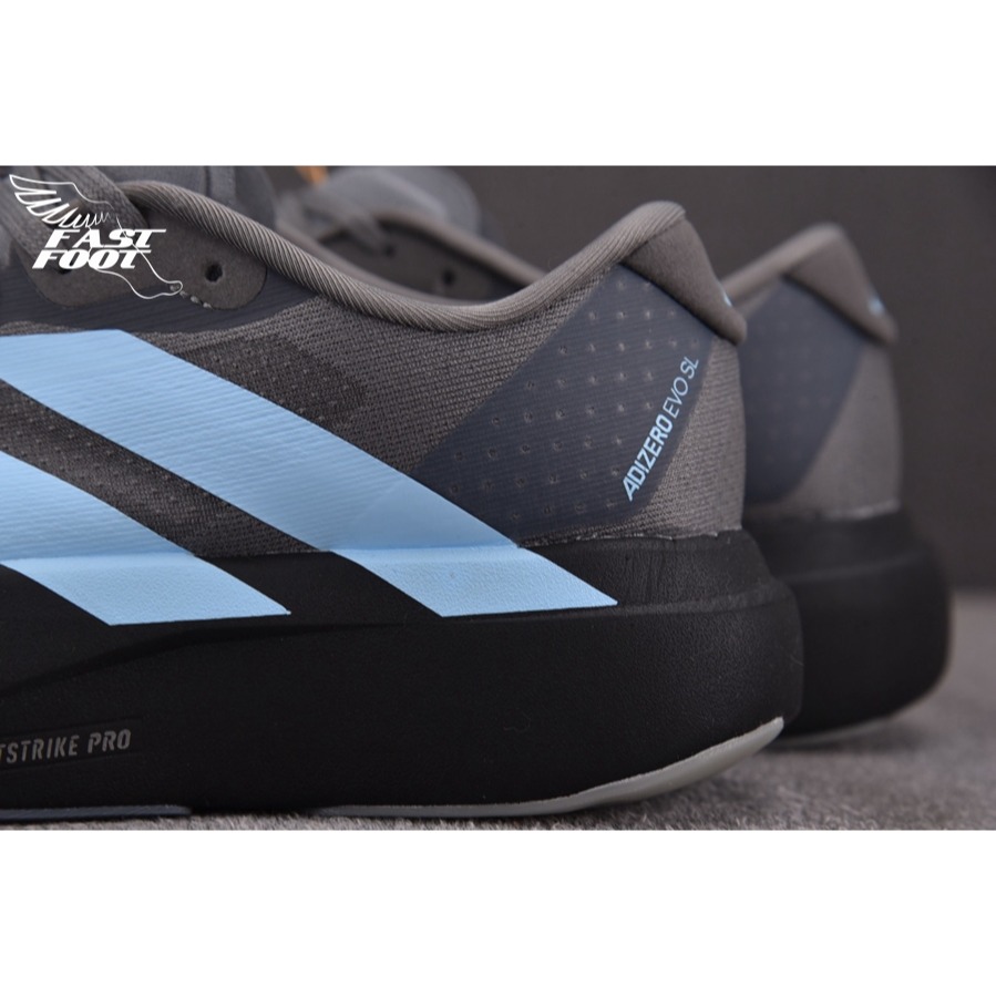 快腳🔎 adidas Adizero Evo SL Grey Glow Blue 灰藍 慢跑鞋 KK3531-細節圖6