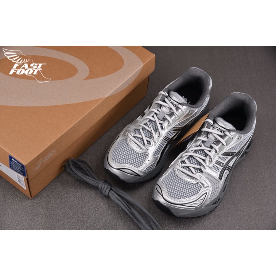 快腳🔎 聯名款 UR X ASICS GEL KAYANO 14 亞瑟士 銀黑灰 液態銀 1203A706-020-細節圖3
