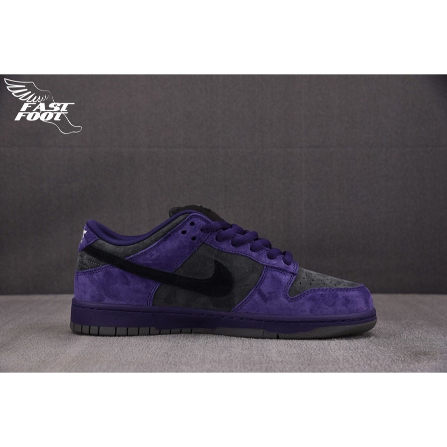 快腳🔎 Supreme x Nike SB 紫色 黑勾 經典復古 98 慢跑鞋 HQ8487-500-細節圖2