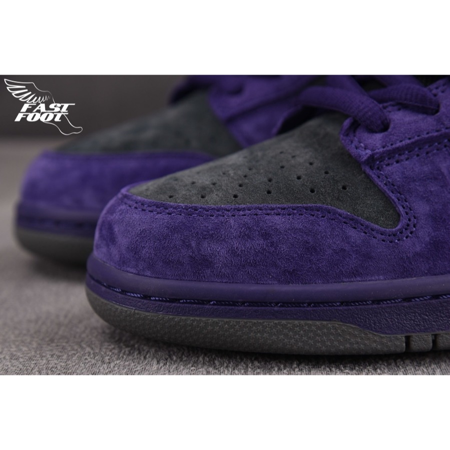 快腳🔎 Supreme x Nike SB 紫色 黑勾 經典復古 98 慢跑鞋 HQ8487-500-細節圖6