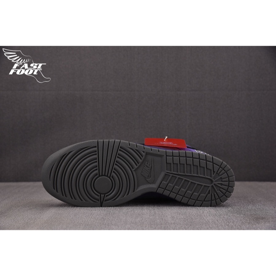 快腳🔎 Supreme x Nike SB 紫色 黑勾 經典復古 98 慢跑鞋 HQ8487-500-細節圖10