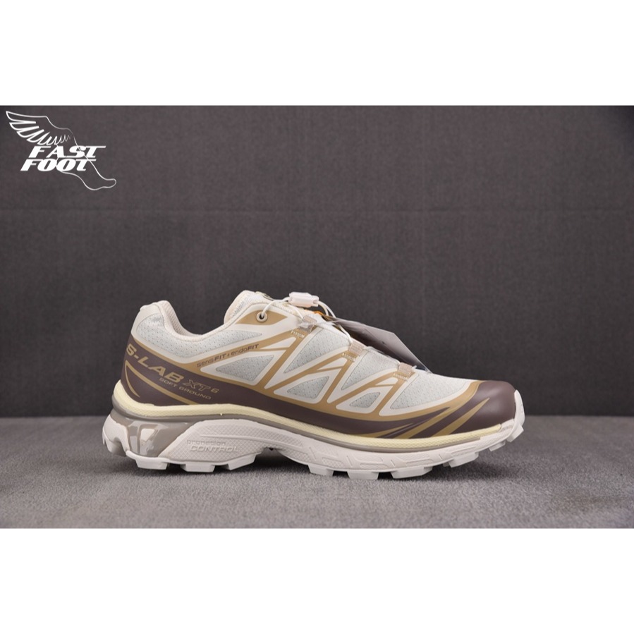 快腳🔎 Salomon XT-6 焦糖 拿鐵 477377 28 Ice Iron Etherea 頂級慢跑鞋-細節圖2