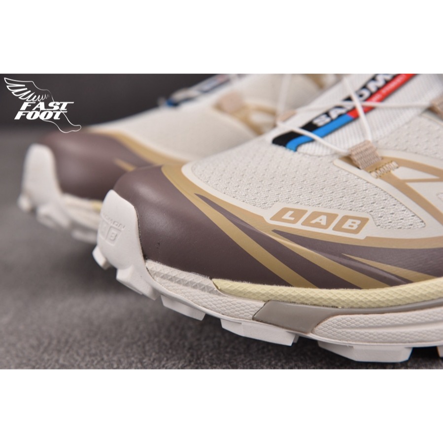 快腳🔎 Salomon XT-6 焦糖 拿鐵 477377 28 Ice Iron Etherea 頂級慢跑鞋-細節圖5
