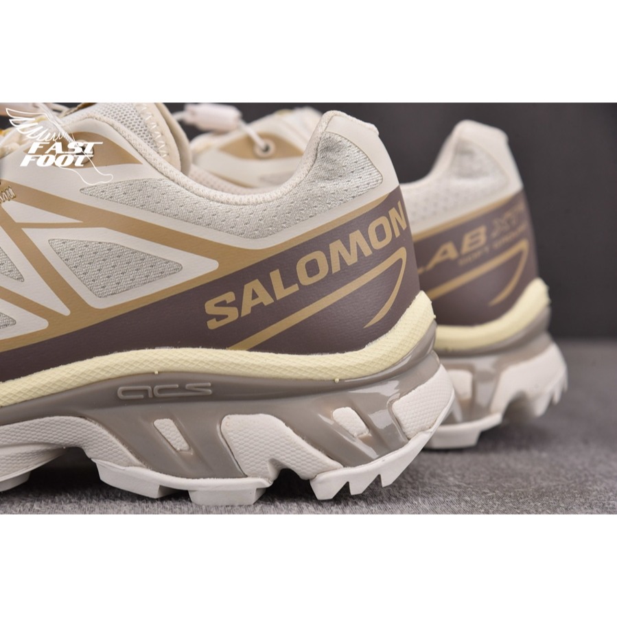 快腳🔎 Salomon XT-6 焦糖 拿鐵 477377 28 Ice Iron Etherea 頂級慢跑鞋-細節圖7