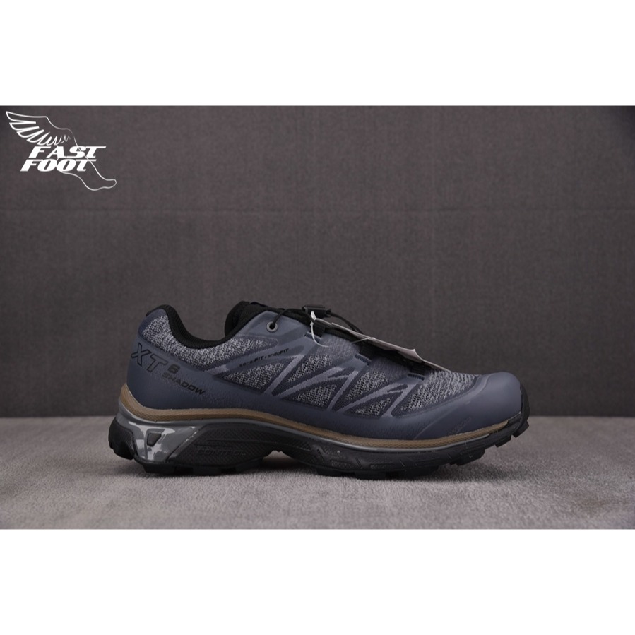 快腳🔎 Salomon XT-6 Shadow 藍夜 灰 Navy Blue 霧藍色 478739 頂級慢跑鞋-細節圖2