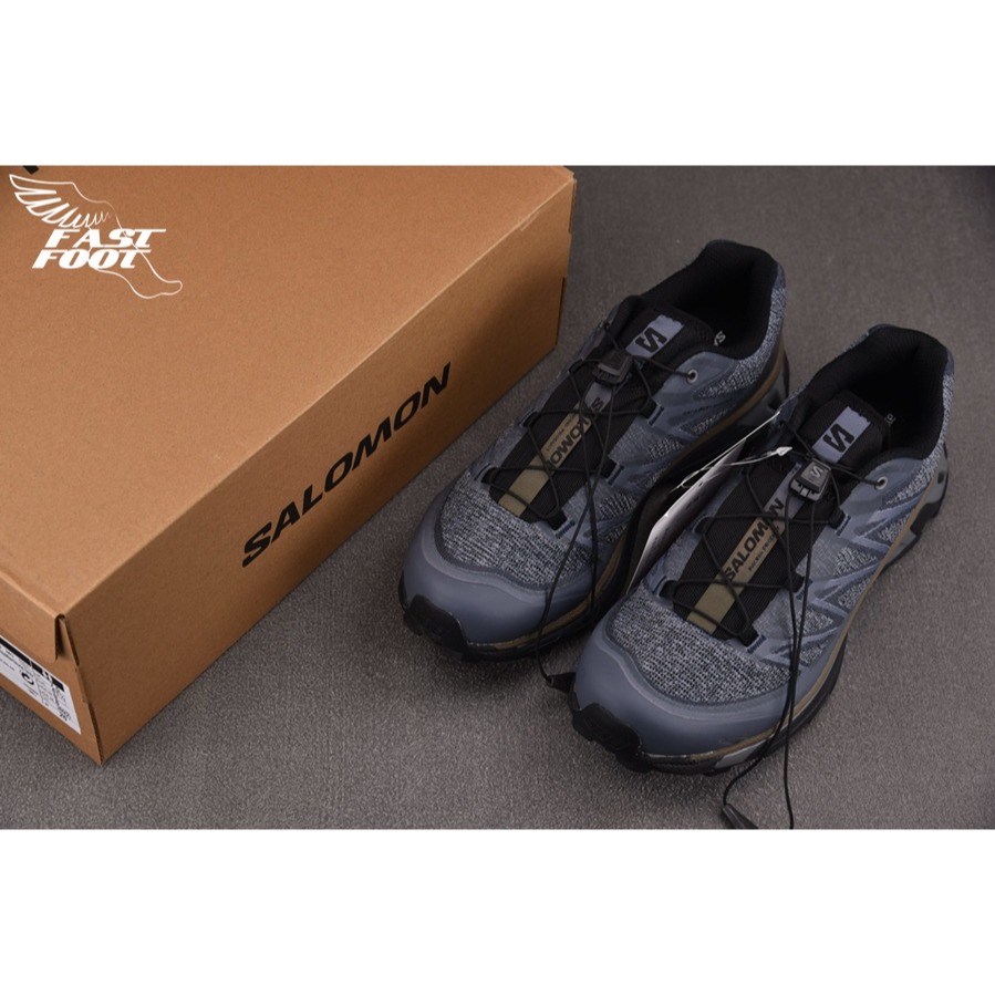 快腳🔎 Salomon XT-6 Shadow 藍夜 灰 Navy Blue 霧藍色 478739 頂級慢跑鞋-細節圖3