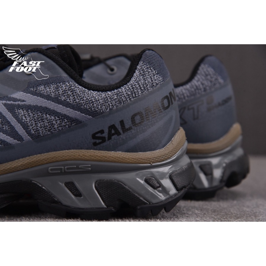 快腳🔎 Salomon XT-6 Shadow 藍夜 灰 Navy Blue 霧藍色 478739 頂級慢跑鞋-細節圖7