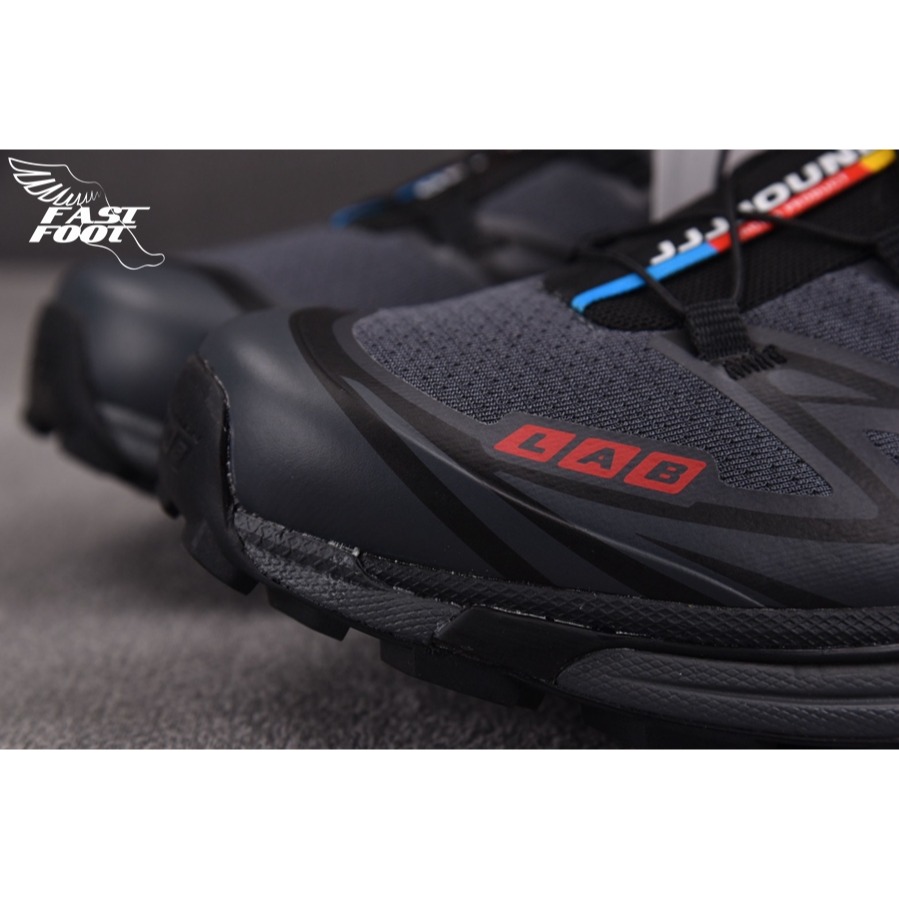 快腳🔎 JJJJound x Salomon XT-6 Black 黑紅 聯名 頂級慢跑鞋 491303-細節圖5