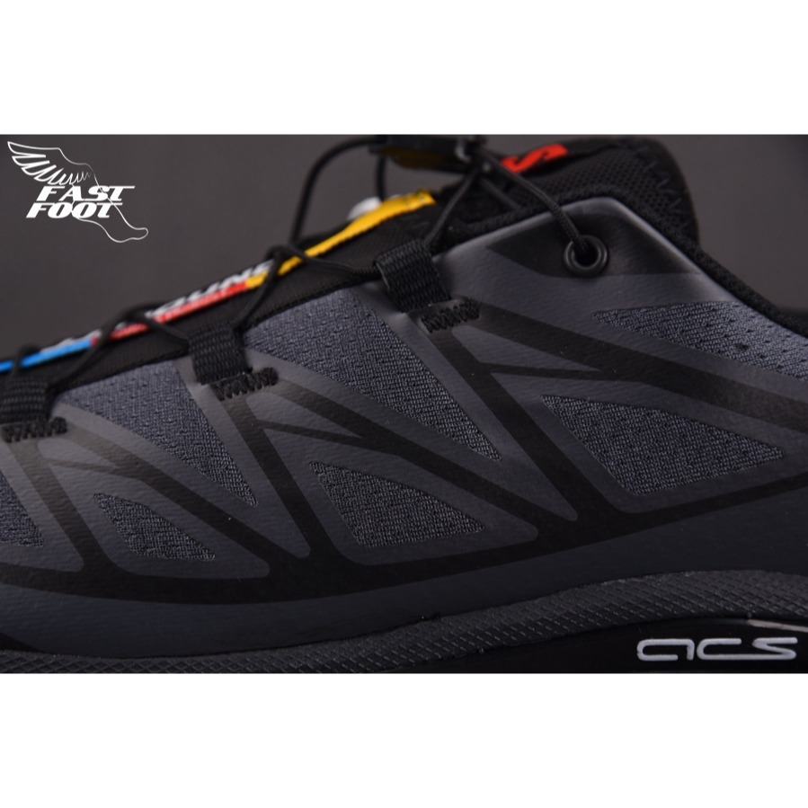 快腳🔎 JJJJound x Salomon XT-6 Black 黑紅 聯名 頂級慢跑鞋 491303-細節圖6