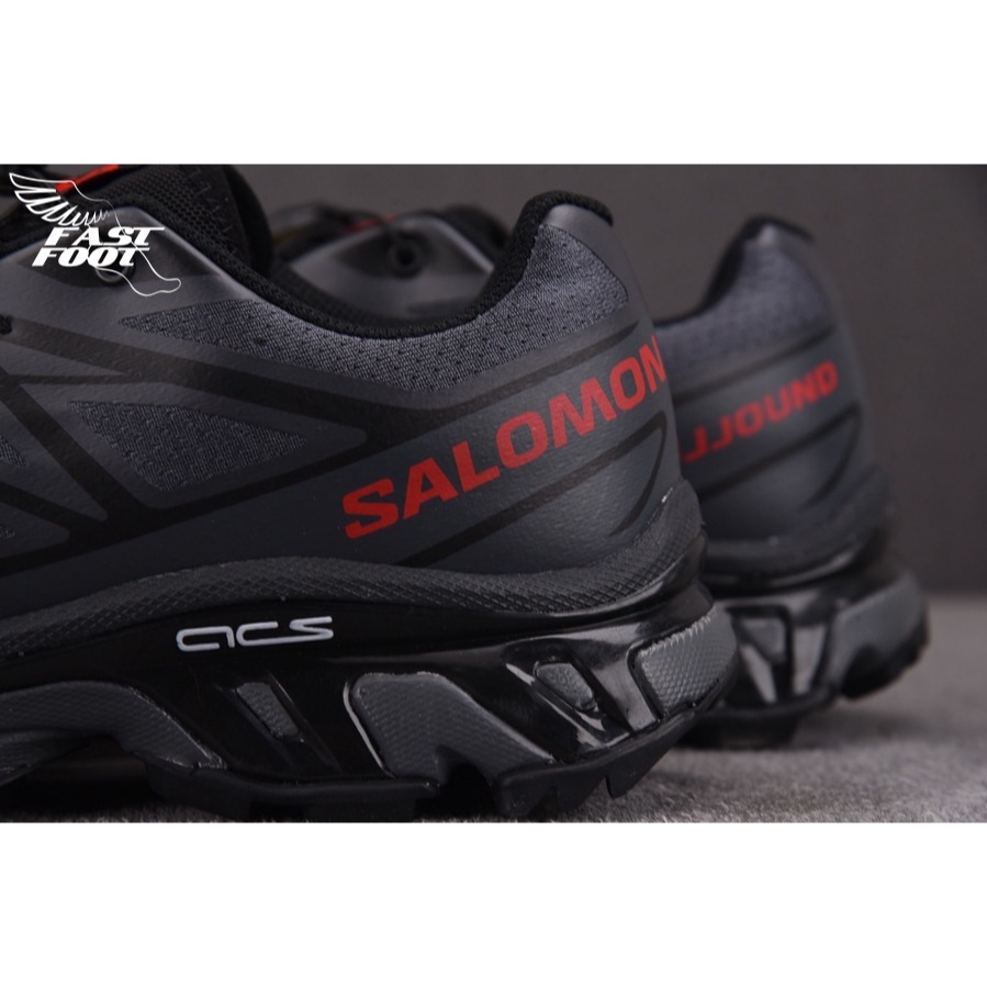 快腳🔎 JJJJound x Salomon XT-6 Black 黑紅 聯名 頂級慢跑鞋 491303-細節圖7