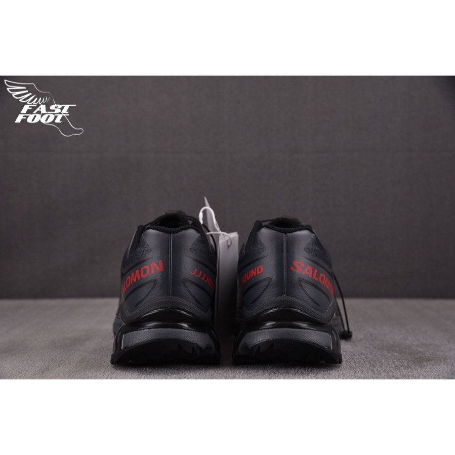 快腳🔎 JJJJound x Salomon XT-6 Black 黑紅 聯名 頂級慢跑鞋 491303-細節圖8