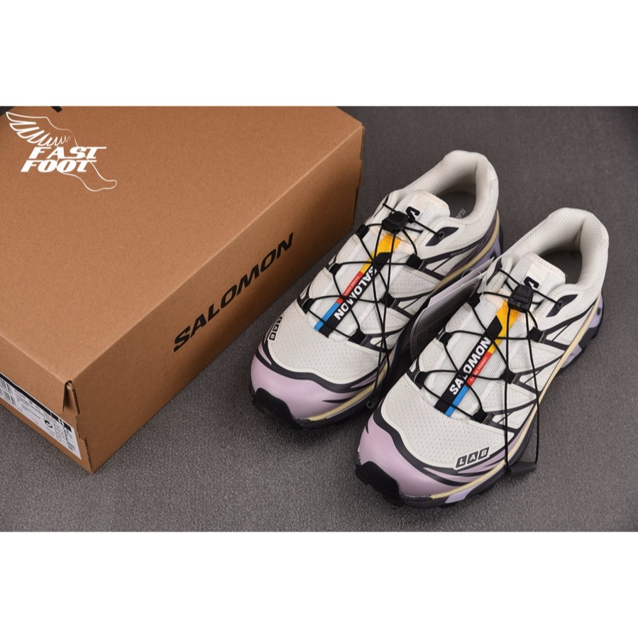 快腳🔎 SALOMON XT-6 Icicle Nirvana 芋頭紫 頂級慢跑鞋 477376-細節圖3