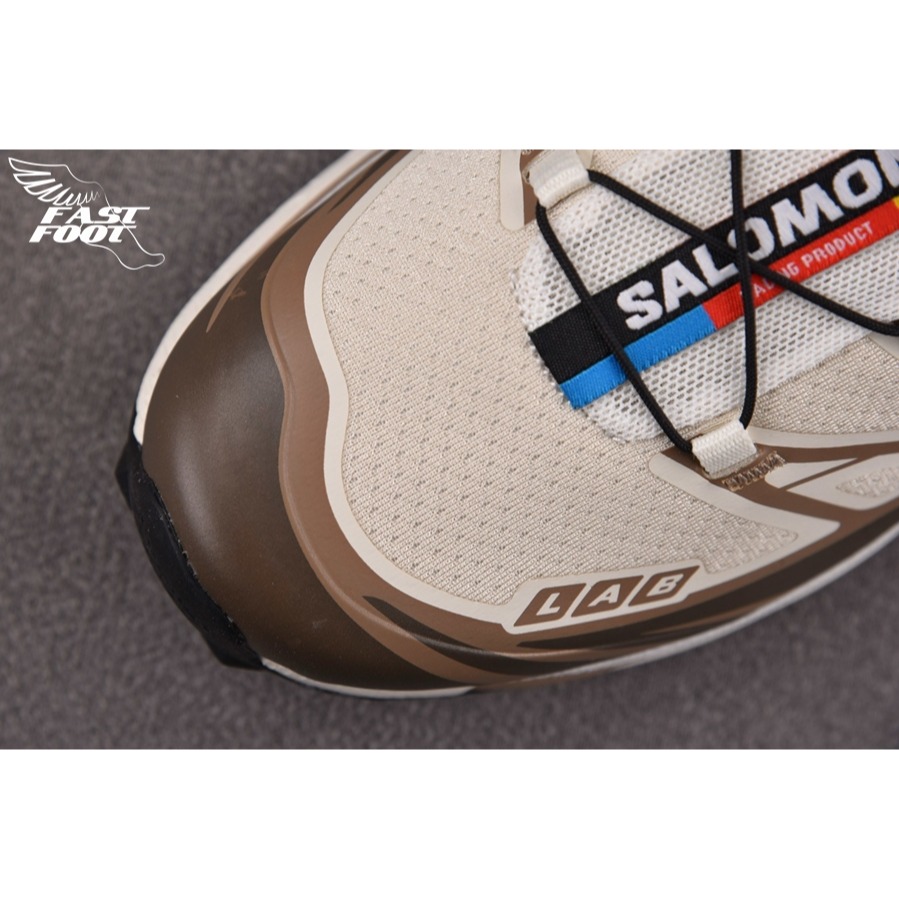 快腳🔎 SALOMON XT-6 Almond Milk Portabella 杏仁蘑菇 頂級慢跑鞋  475822-細節圖4