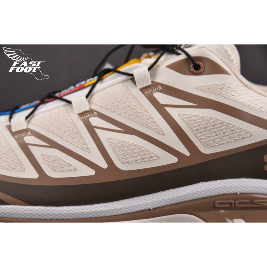 快腳🔎 SALOMON XT-6 Almond Milk Portabella 杏仁蘑菇 頂級慢跑鞋  475822-細節圖6