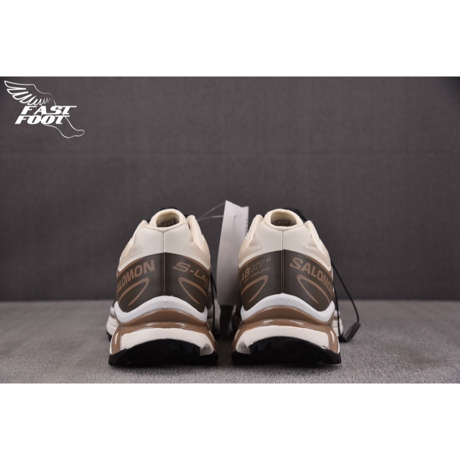 快腳🔎 SALOMON XT-6 Almond Milk Portabella 杏仁蘑菇 頂級慢跑鞋  475822-細節圖8