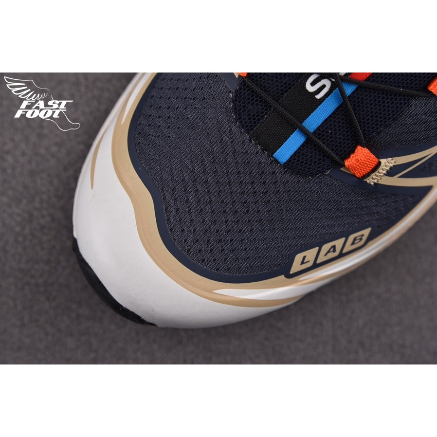 快腳🔎 Salomon XT-6 Trail Dark Grey Beige 油墨灰 頂級慢跑鞋 登山 414552-細節圖4