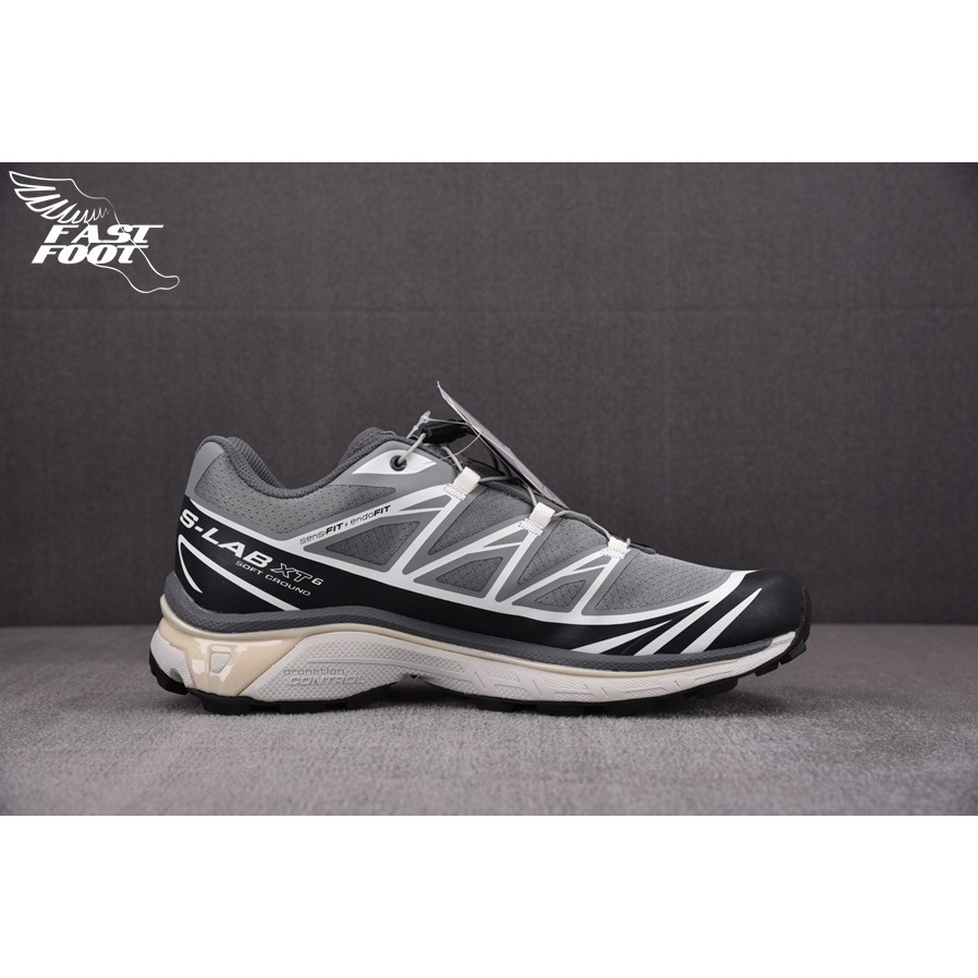 快腳🔎 Salomon XT-6 RECUT 經典 復刻 幻影 灰 頂級慢跑鞋 登山 473057-細節圖2