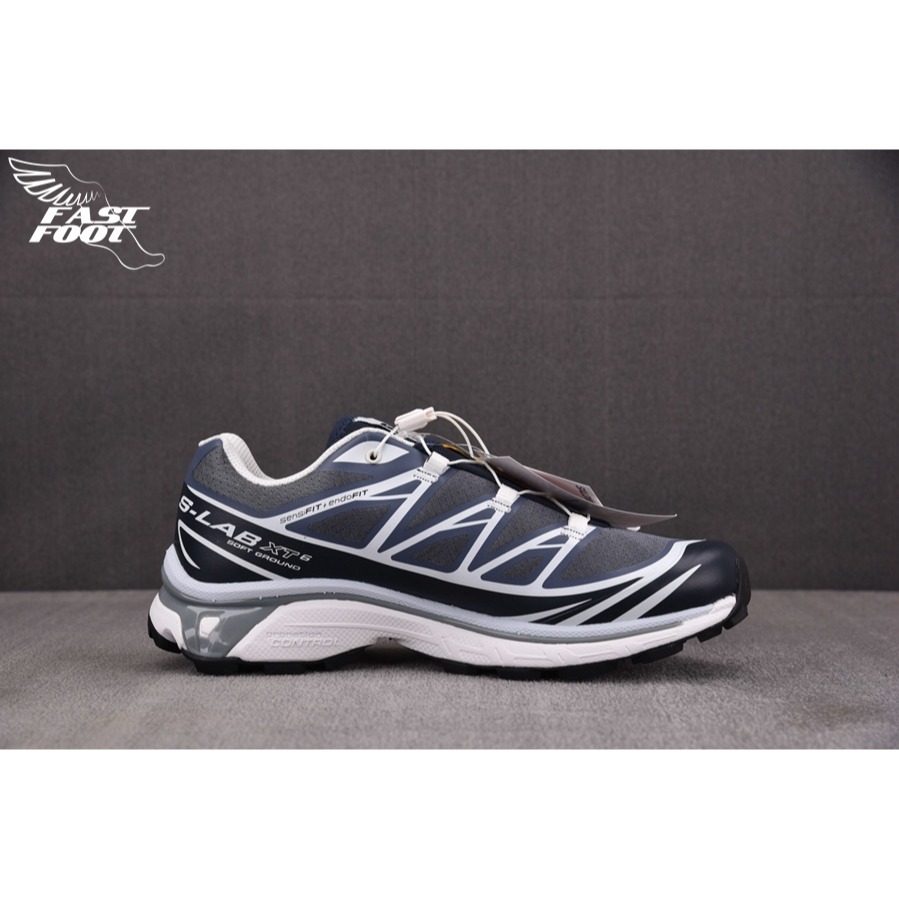 快腳🔎 Salomon XT-6 藍夜灰 藍紫灰 頂級慢跑鞋 登山 478640-細節圖2