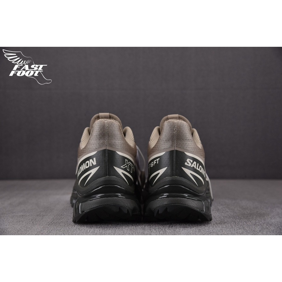 快腳🔎 SALOMON XT-6 CREAM GRAY 米灰深綠色 頂級慢跑鞋 登山 471513-細節圖5