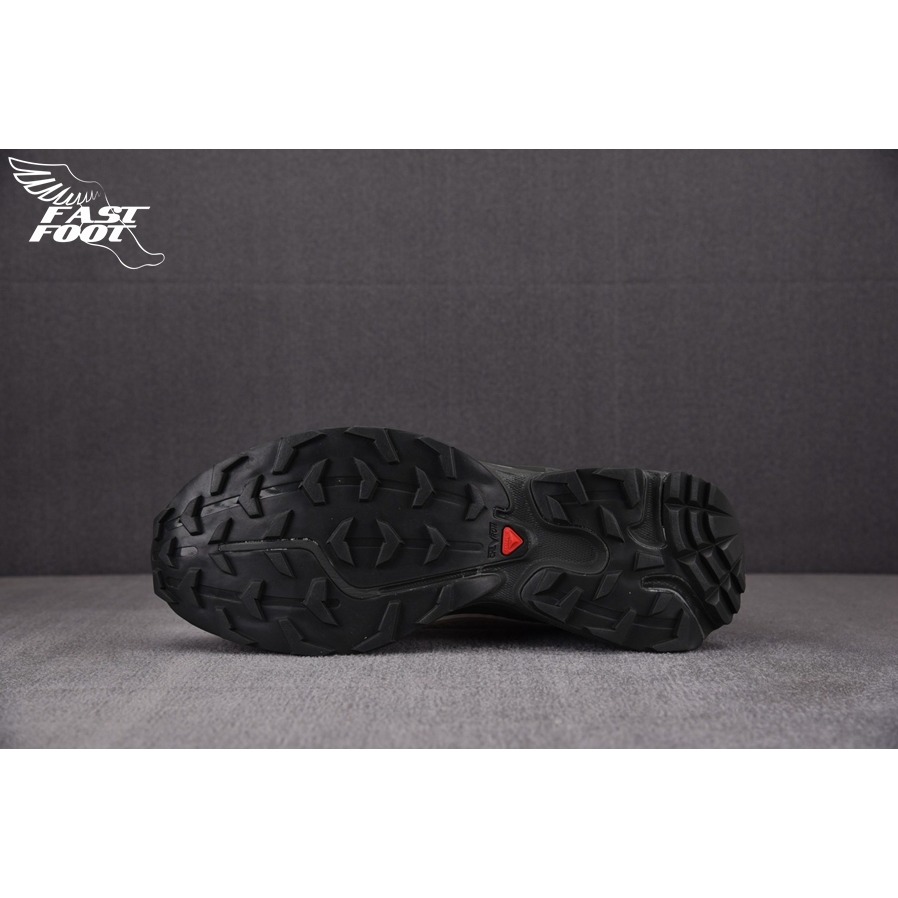 快腳🔎 SALOMON XT-6 CREAM GRAY 米灰深綠色 頂級慢跑鞋 登山 471513-細節圖6