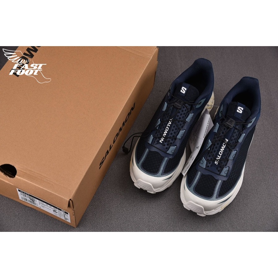 快腳🔎 SALOMON XT-6 FT Black White 黑白藍 頂級慢跑鞋 登山靴 471510-細節圖3