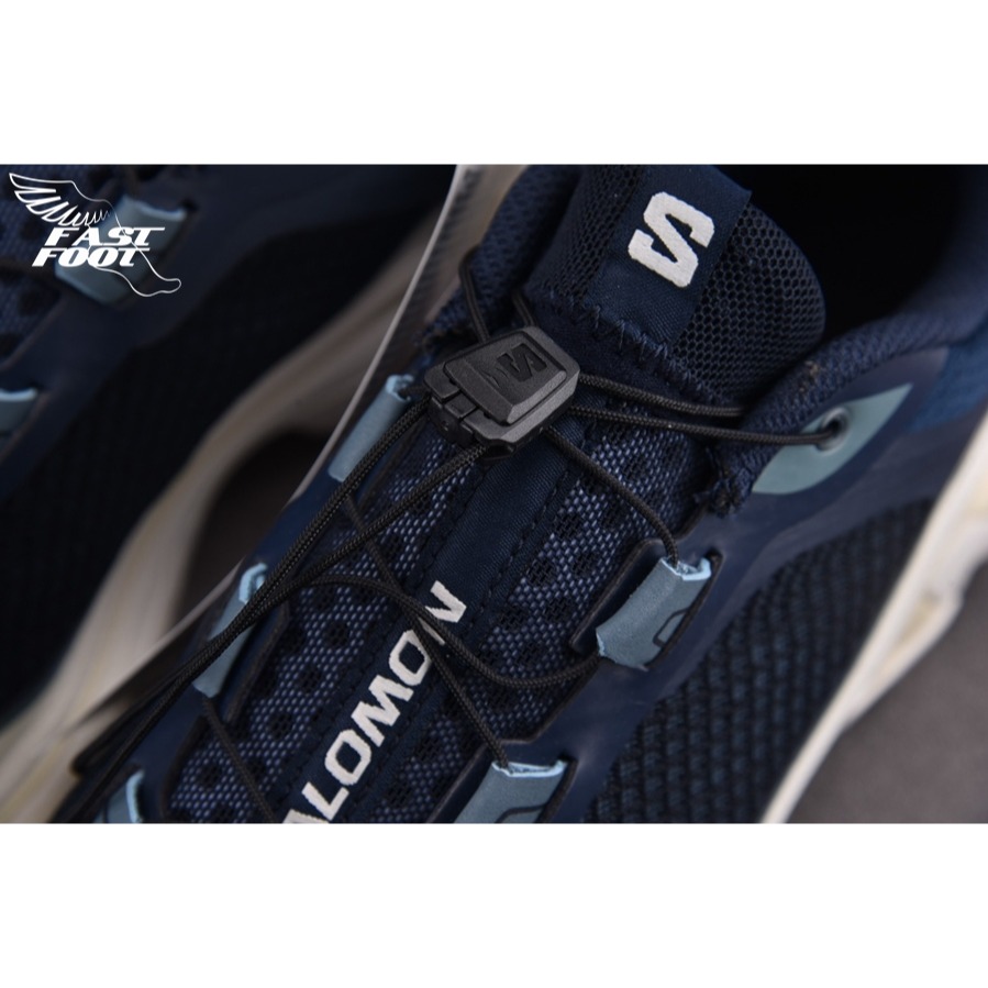 快腳🔎 SALOMON XT-6 FT Black White 黑白藍 頂級慢跑鞋 登山靴 471510-細節圖5