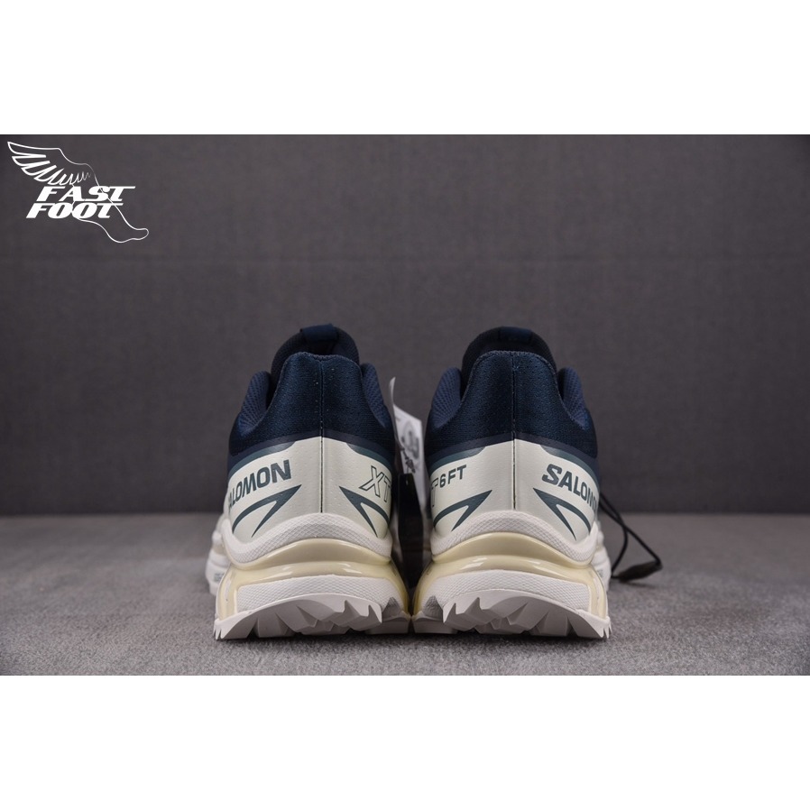 快腳🔎 SALOMON XT-6 FT Black White 黑白藍 頂級慢跑鞋 登山靴 471510-細節圖7