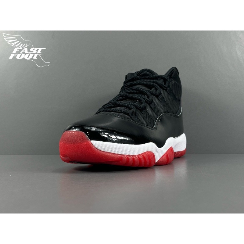 快腳🔎 AIR JORDAN 11 RETRO  BRED 2019 黑紅 378037-061-細節圖3