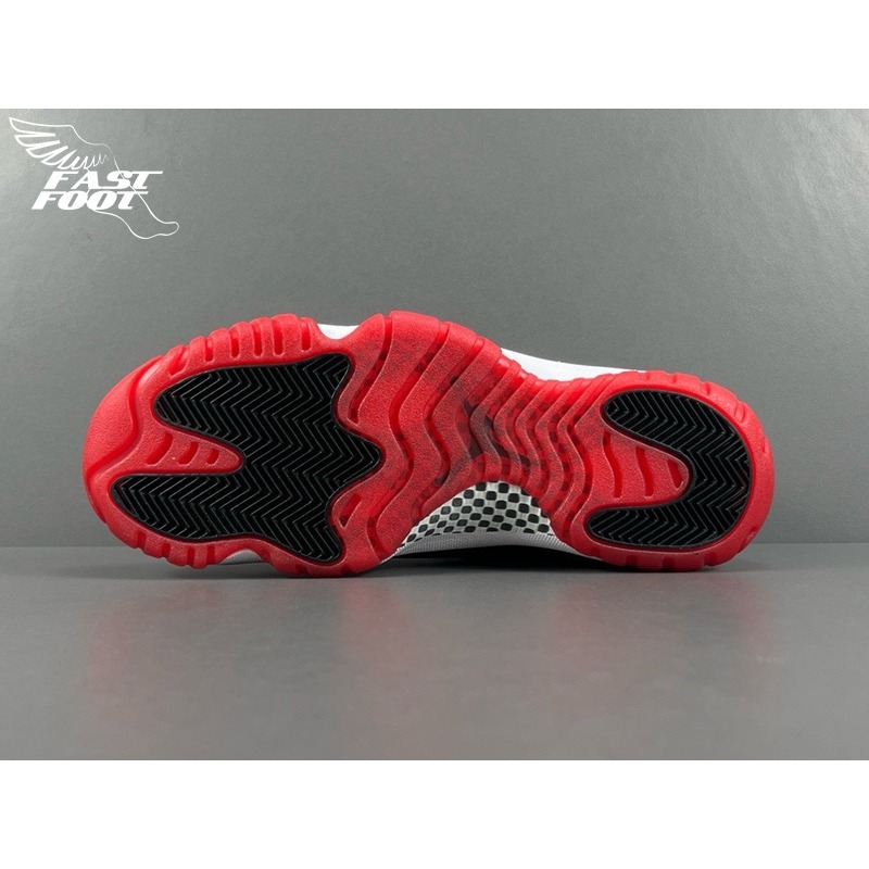 快腳🔎 AIR JORDAN 11 RETRO  BRED 2019 黑紅 378037-061-細節圖6