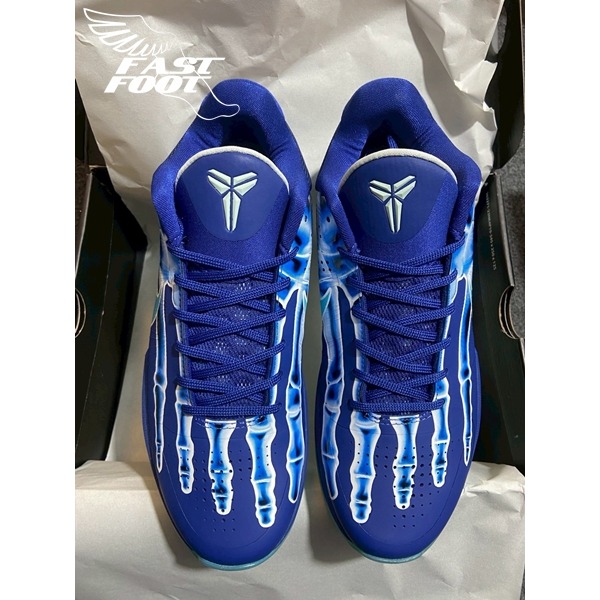 快腳🔎 Nike Kobe 5 Protro X-Ray 夜光 科比 萬聖節 籃球鞋 藍 HJ4303-400-細節圖3