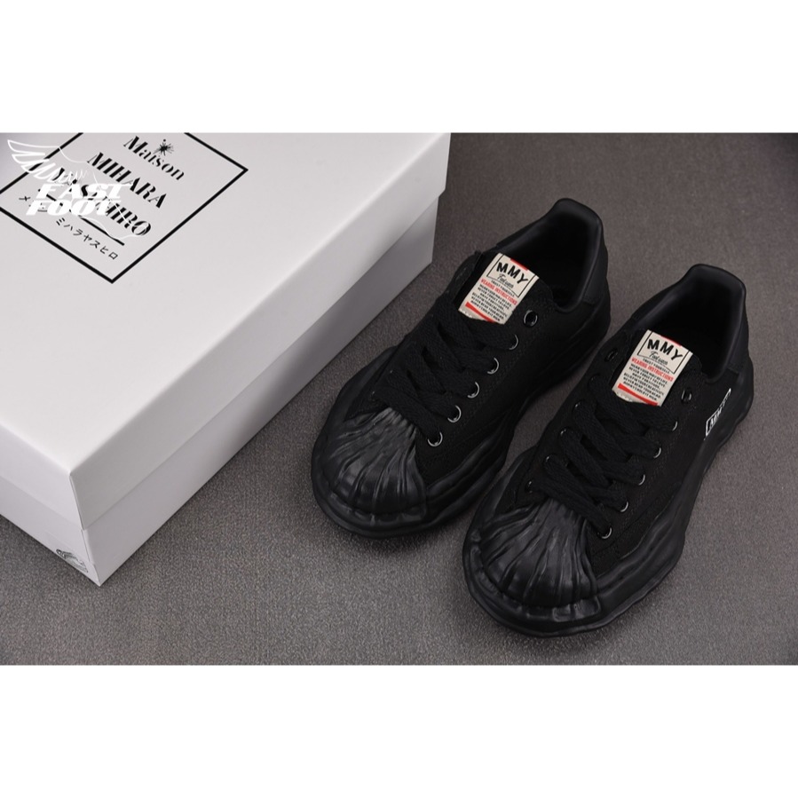 快腳🔎 MIHARA YASUHIRO Blakey OG 全黑 貝殼頭 MMY 三原康裕 溶解鞋 偏大-細節圖3