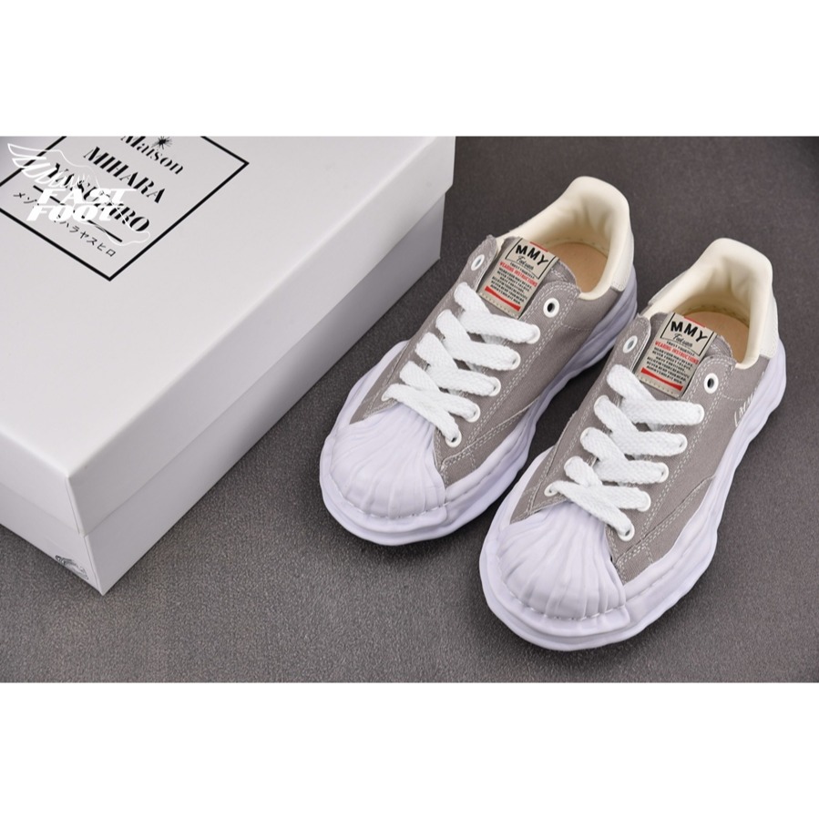 快腳🔎 MMY Maison MIHARA YASUHIRO BLAKEY 貝殼頭 灰色 溶解鞋-細節圖3
