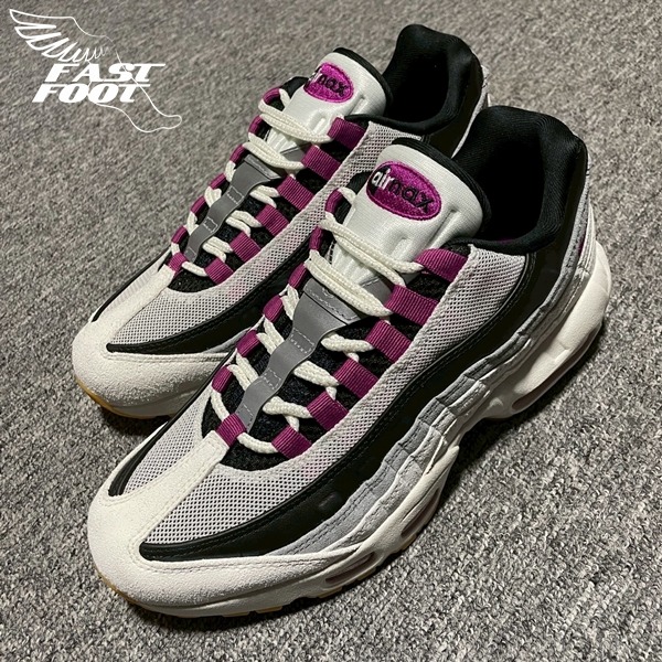 快腳🔎 NIKE SB AIR MAX 95 HF7545-100 粉紫 米色 漸層 Cactus Flower-細節圖3