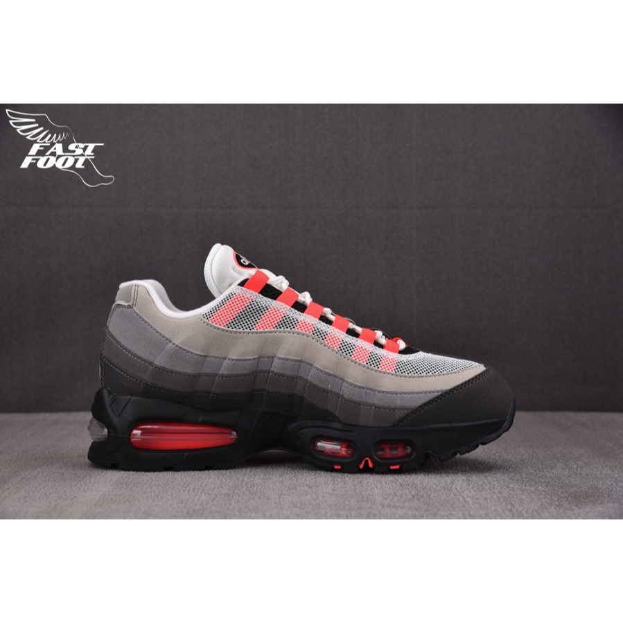 快腳🔎 NIKE AIR MAX 95 SOLAR RED 灰粉 慢跑鞋 IM7410-001-細節圖2