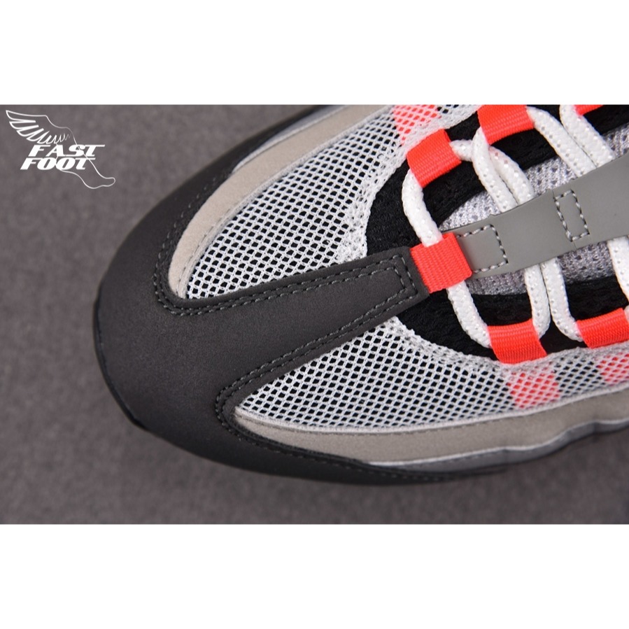 快腳🔎 NIKE AIR MAX 95 SOLAR RED 灰粉 慢跑鞋 IM7410-001-細節圖4