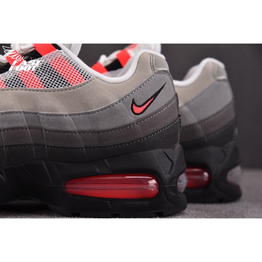 快腳🔎 NIKE AIR MAX 95 SOLAR RED 灰粉 慢跑鞋 IM7410-001-細節圖8