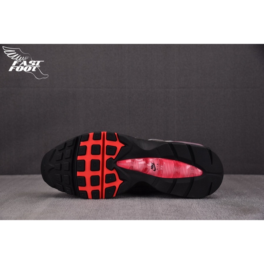 快腳🔎 NIKE AIR MAX 95 SOLAR RED 灰粉 慢跑鞋 IM7410-001-細節圖10