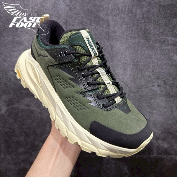 快腳🔎 END x Hoka One Kaha Low GTX GORE-TEX 綠 1155730-CVF 登山靴-細節圖3