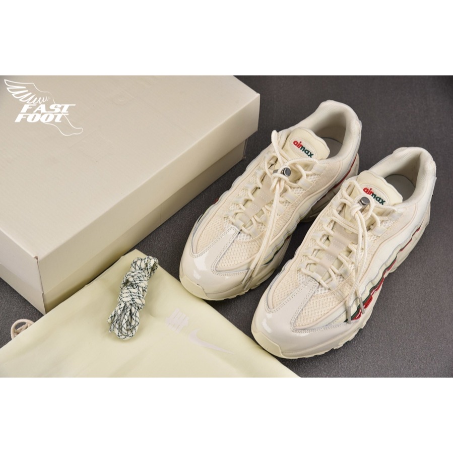 快腳🔎 Nike Air Max 95 UNDEFEATED 米白 氣墊 慢跑鞋 聯名款 IB4453-100-細節圖3