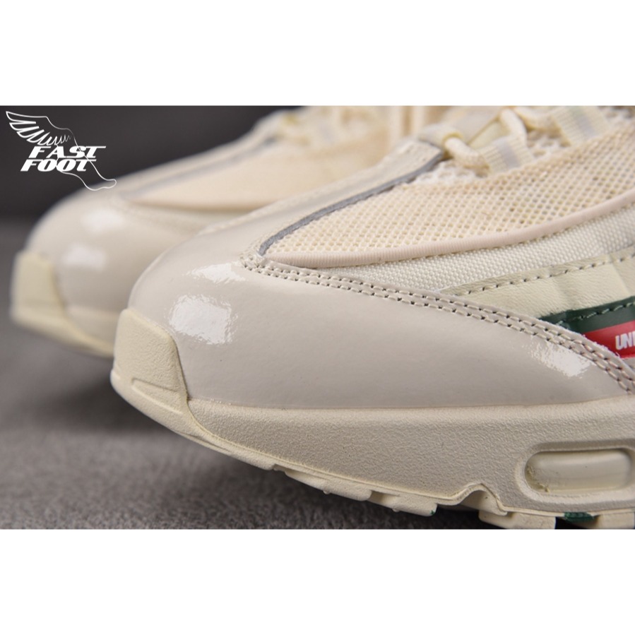 快腳🔎 Nike Air Max 95 UNDEFEATED 米白 氣墊 慢跑鞋 聯名款 IB4453-100-細節圖6