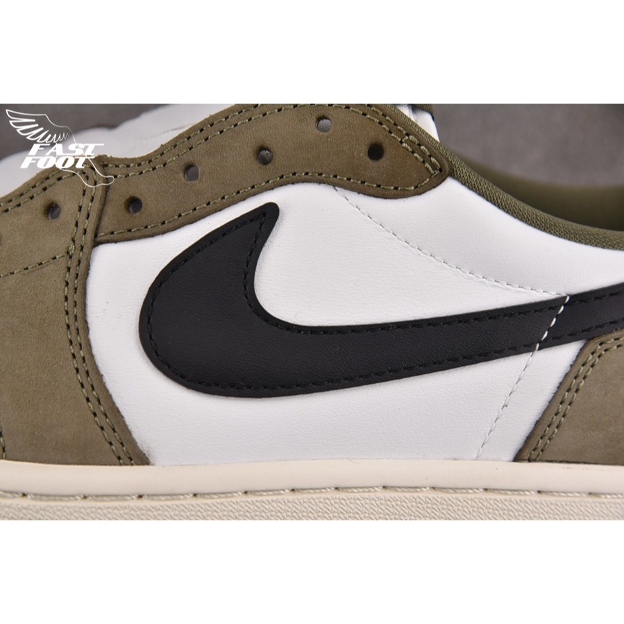 快腳🔎 2026 Air Jordan 1 Low OG Medium Olive 橄欖綠 HQ6998-200-細節圖6