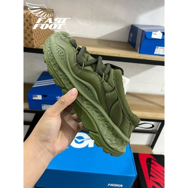 快腳🔎 Hoka Ora Primo 毛毛蟲 恢復鞋 懶人鞋 軍綠 1141570-FFR-細節圖3