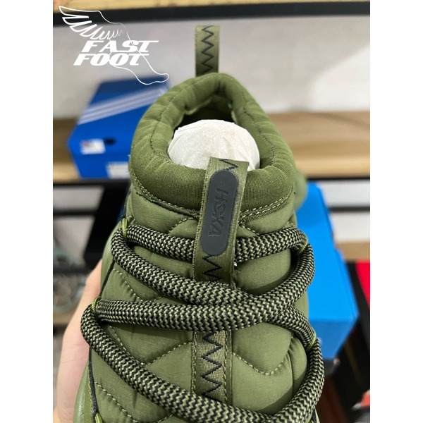 快腳🔎 Hoka Ora Primo 毛毛蟲 恢復鞋 懶人鞋 軍綠 1141570-FFR-細節圖4