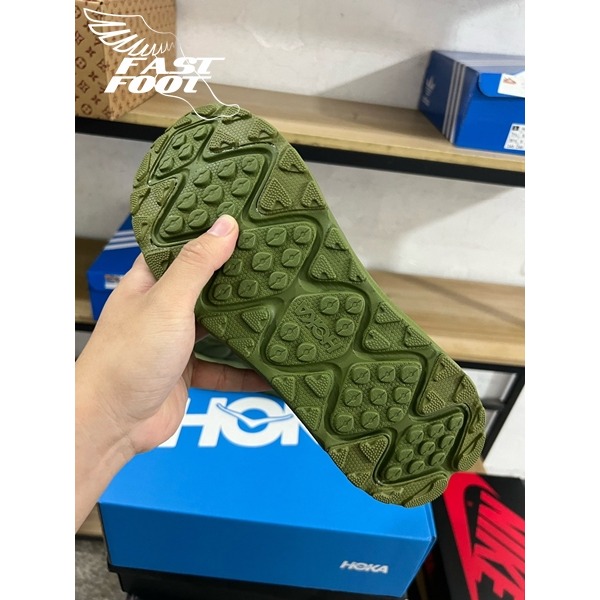 快腳🔎 Hoka Ora Primo 毛毛蟲 恢復鞋 懶人鞋 軍綠 1141570-FFR-細節圖9