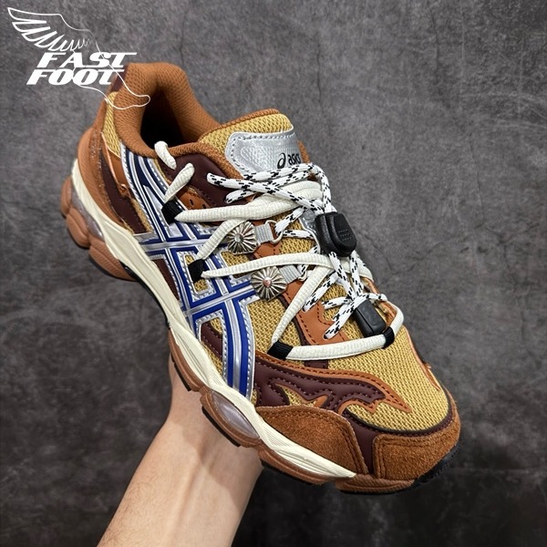 快腳🔎 asics x TOGA GEL-CUMULUS 16 TG 聯名 棕色 銀飾 1203A838-200-細節圖3