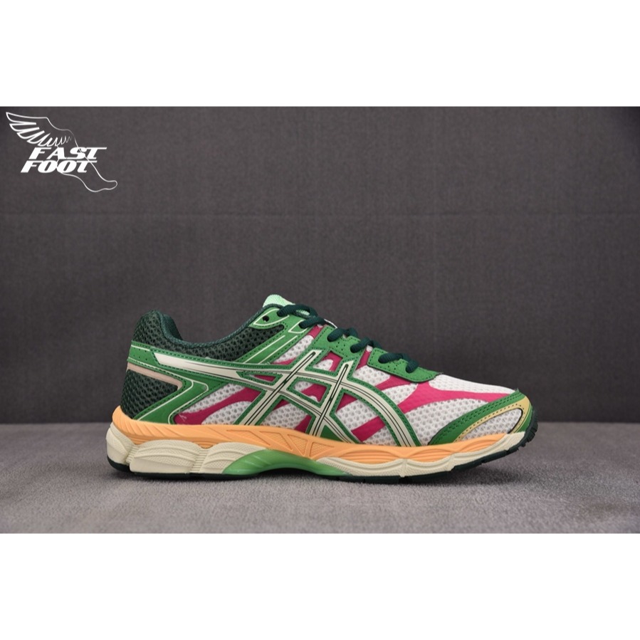 快腳🔎 Asics Gel-Cumulus 16 粉綠 復古 慢跑鞋 1203A763-100-細節圖2