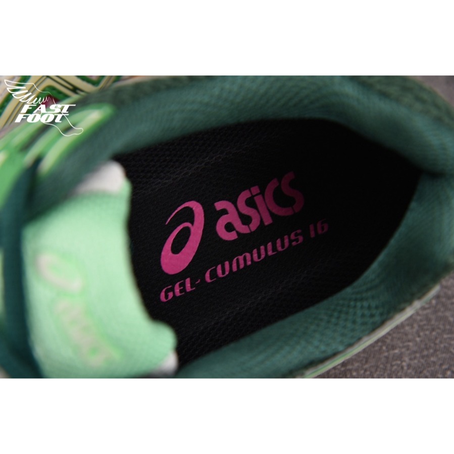 快腳🔎 Asics Gel-Cumulus 16 粉綠 復古 慢跑鞋 1203A763-100-細節圖6