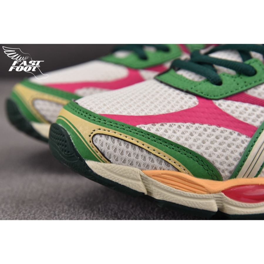 快腳🔎 Asics Gel-Cumulus 16 粉綠 復古 慢跑鞋 1203A763-100-細節圖7