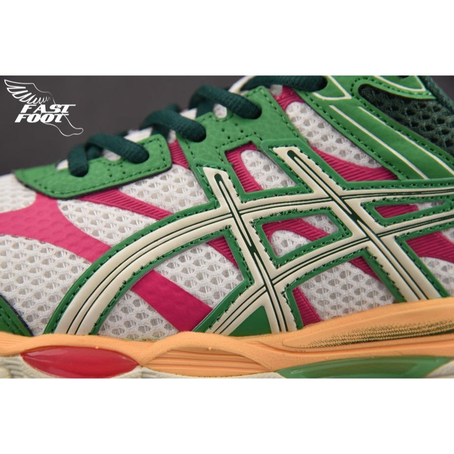 快腳🔎 Asics Gel-Cumulus 16 粉綠 復古 慢跑鞋 1203A763-100-細節圖8